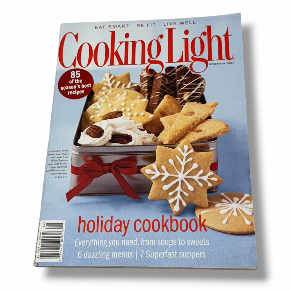 Cooking Light Magazine December 2004 Holiday Cookbook